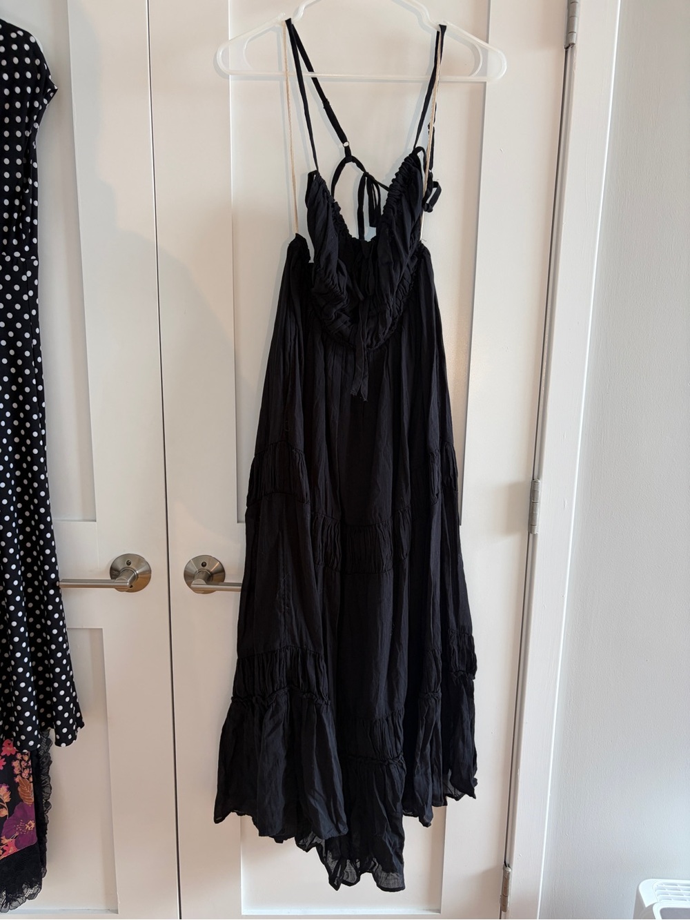 Free People Taking Sides Maxi Dress Black - Picture 5 of 6